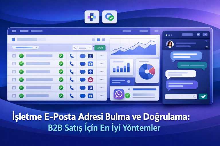 İşletme E-Posta Adresi Bulma ve Doğrulama: B2B Satış İçin En İyi Yöntemler