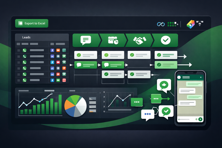 WhatsApp Satış Takibi İçin CRM Mantığı: Lead Listesinden Görüşmeye Giden Süreç